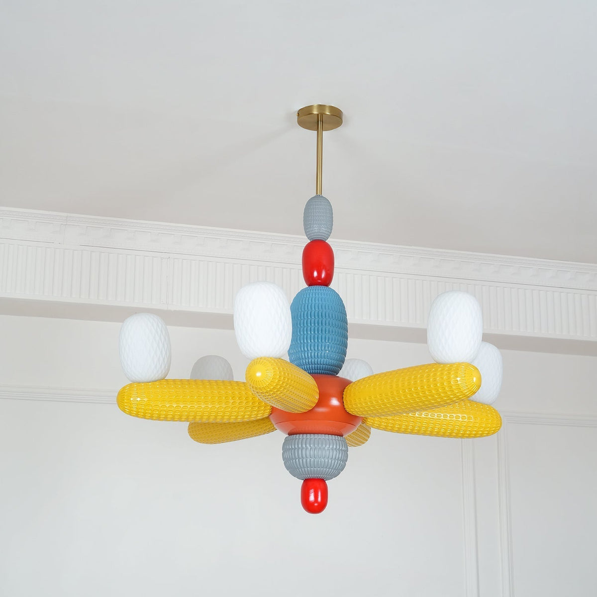 Perenena Glass Chandelier-Moonnatur