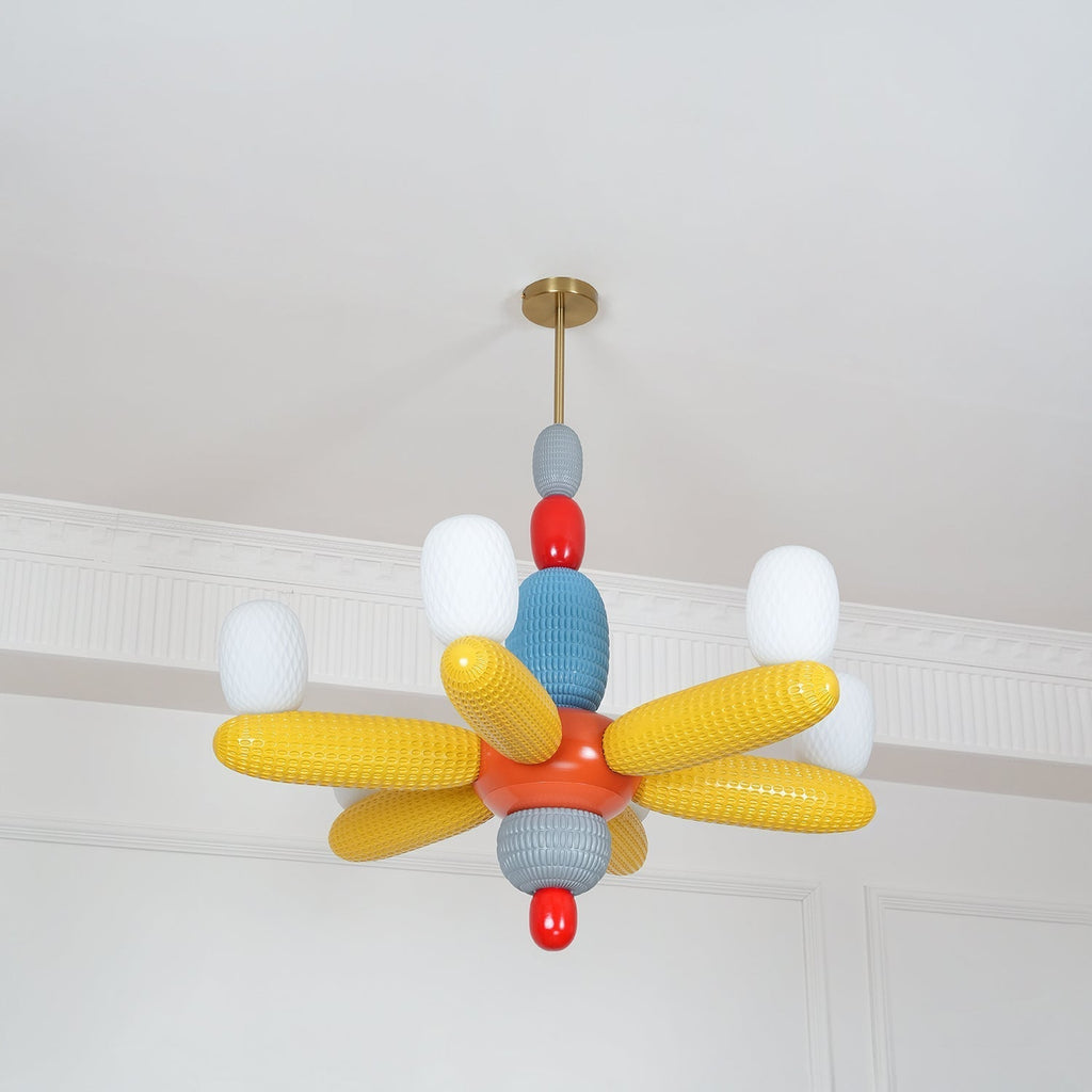 Perenena Glass Chandelier-Moonnatur