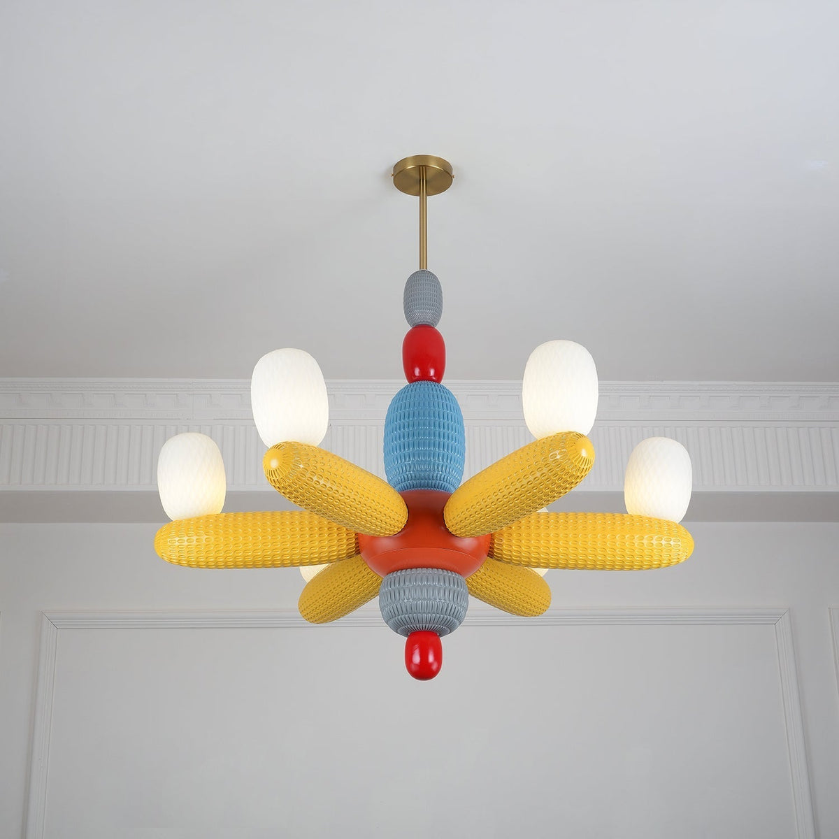 Perenena Glass Chandelier-Moonnatur