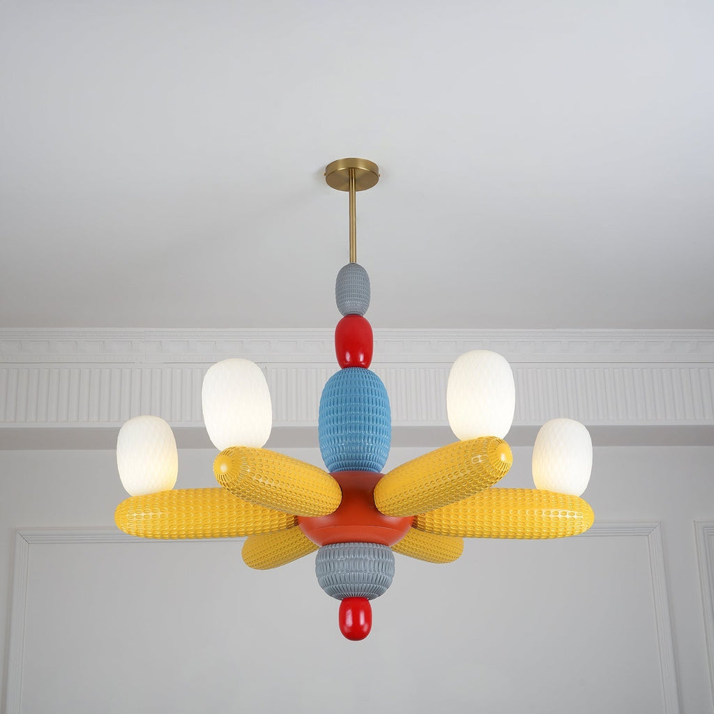 Perenena Glass Chandelier-Moonnatur