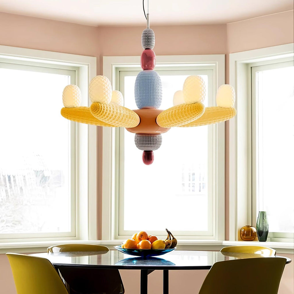 Perenena Glass Chandelier-Moonnatur