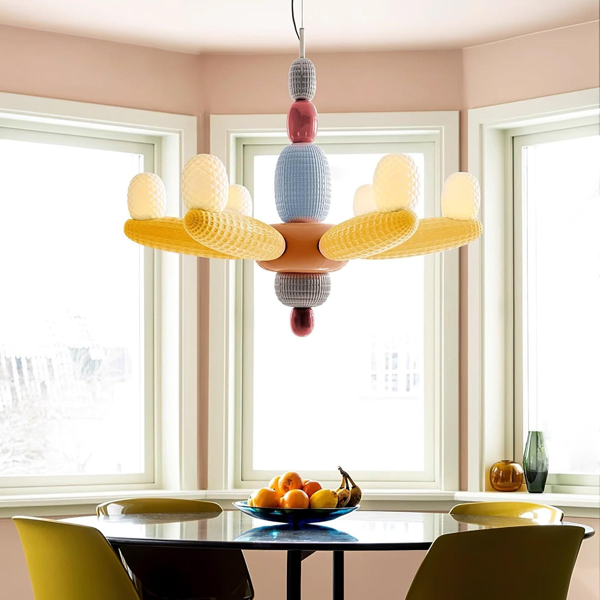 Perenena Glass Chandelier-Moonnatur