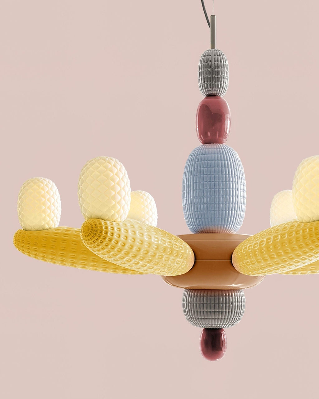 Perenena Glass Chandelier-Moonnatur