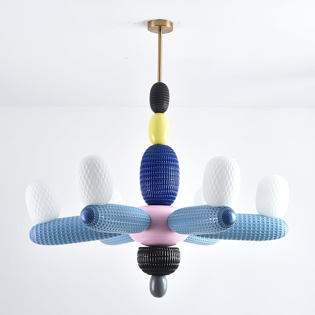 Perenena Glass Chandelier-Moonnatur