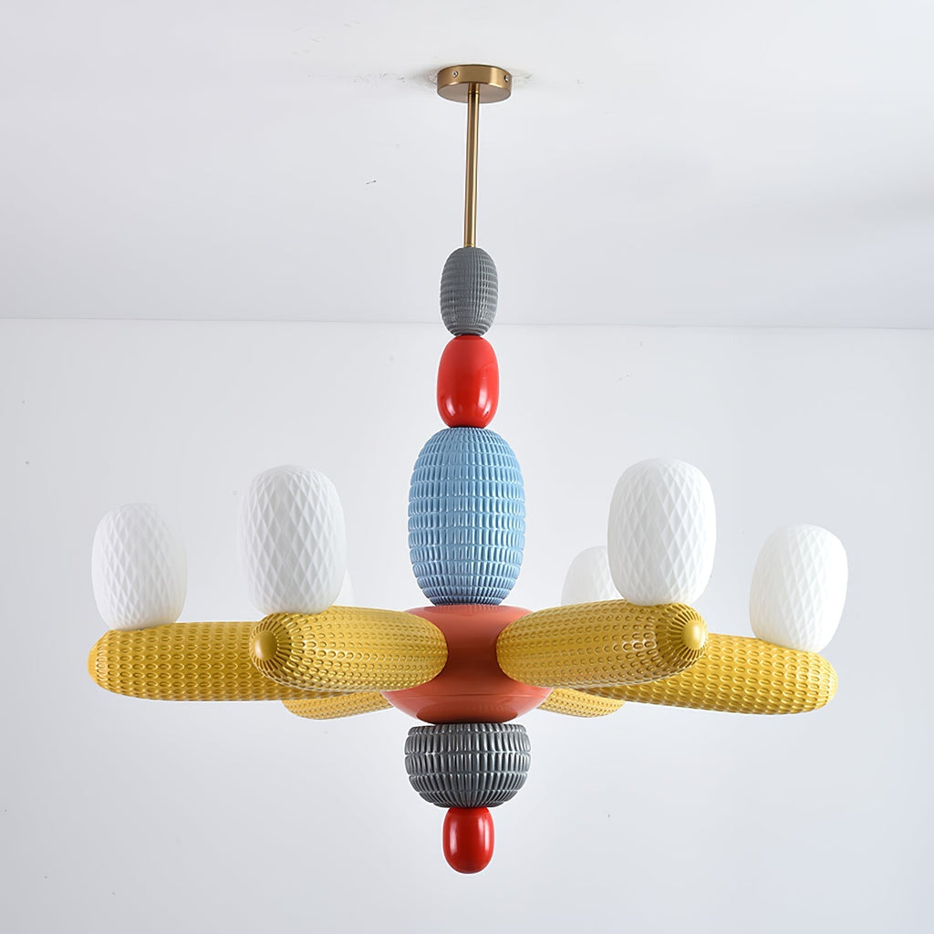 Perenena Glass Chandelier-Moonnatur