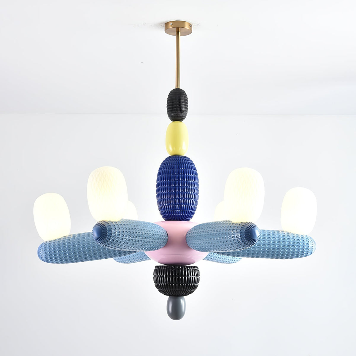 Perenena Glass Chandelier-Moonnatur