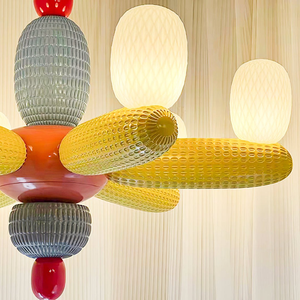 Perenena Glass Chandelier-Moonnatur