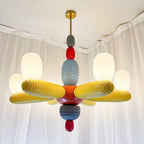 Perenena Glass Chandelier-Moonnatur
