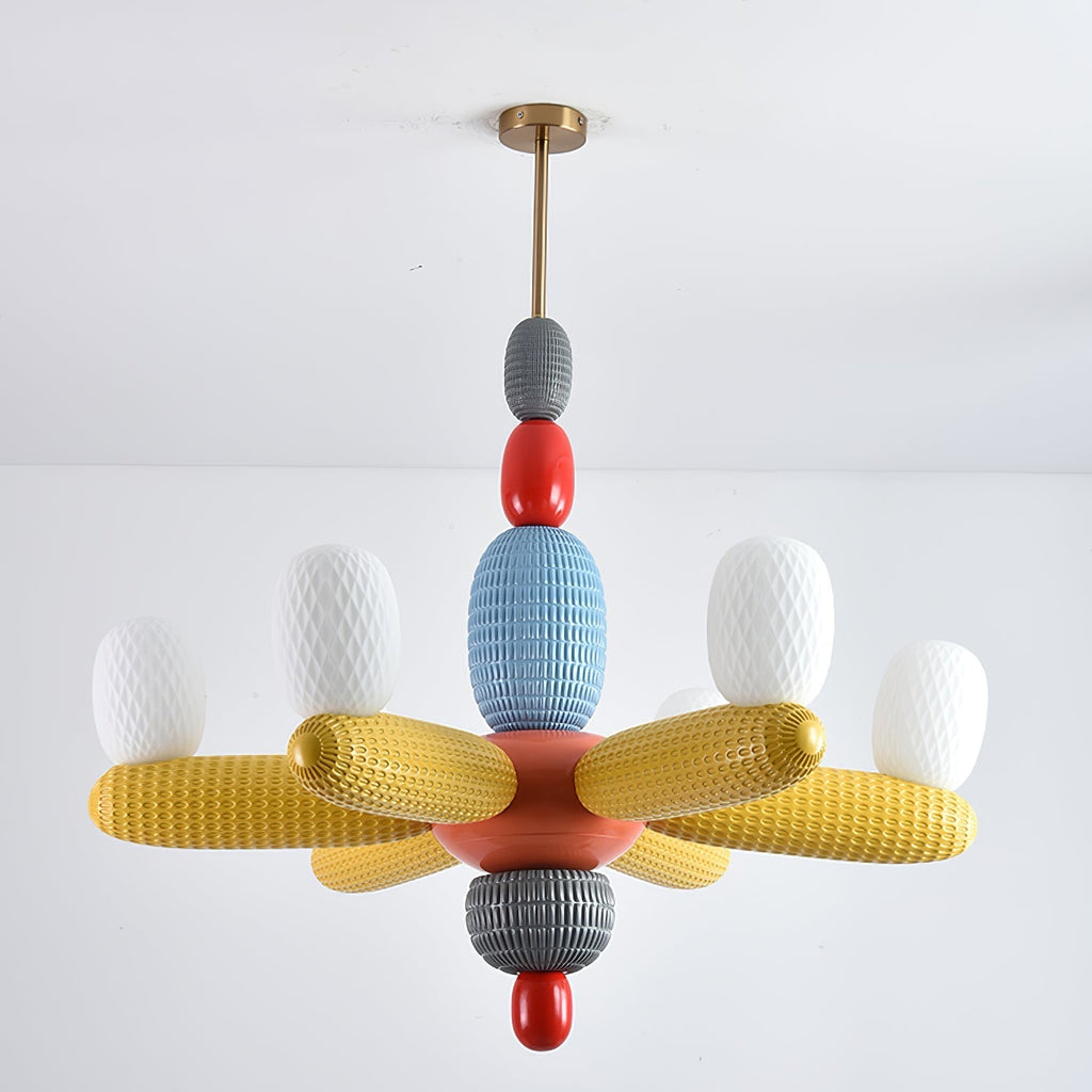 Perenena Glass Chandelier-Moonnatur