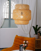 Veldenena Bamboo Pendant Light-Moonnatur