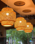 Veldenena Bamboo Pendant Light-Moonnatur