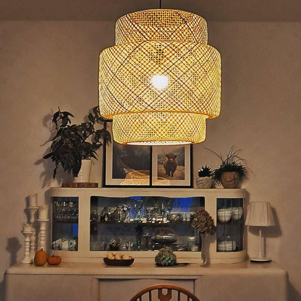 Veldenena Bamboo Pendant Light-Moonnatur
