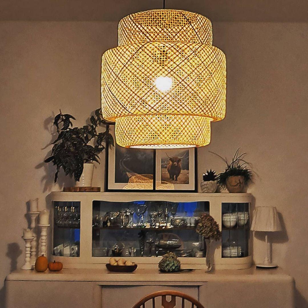 Veldenena Bamboo Pendant Light-Moonnatur