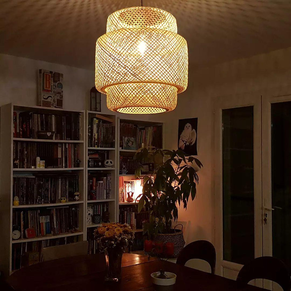 Veldenena Bamboo Pendant Light-Moonnatur