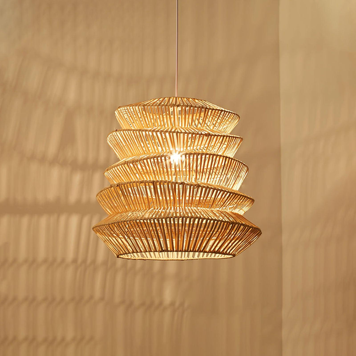 Erenena Bamboo Pendant Light-Moonnatur