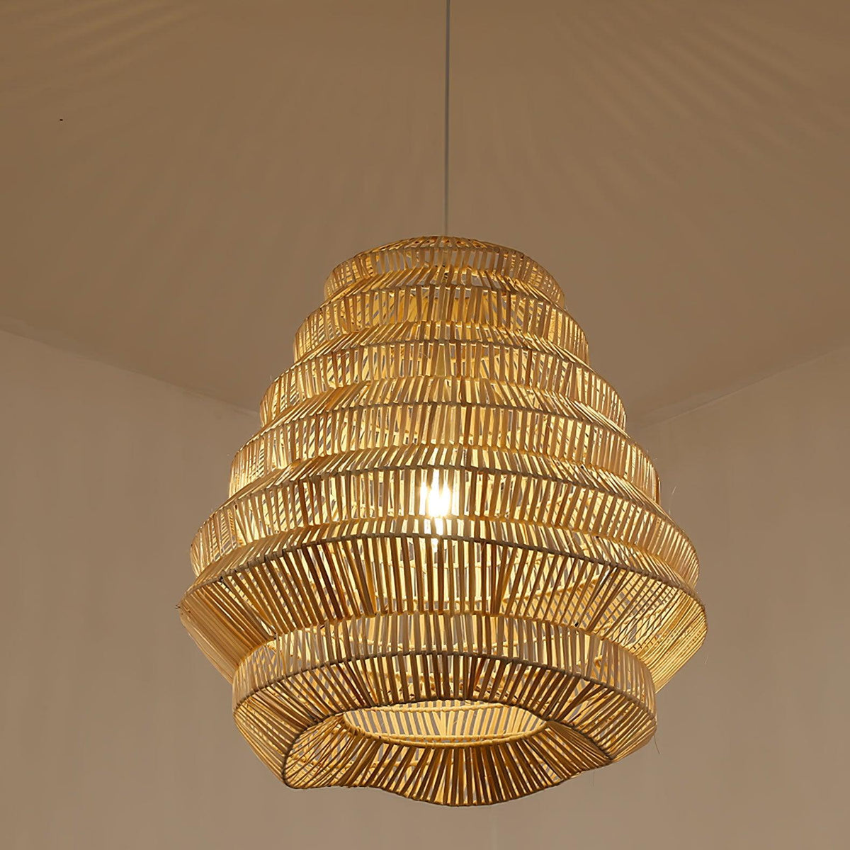 Erenena Bamboo Pendant Light-Moonnatur