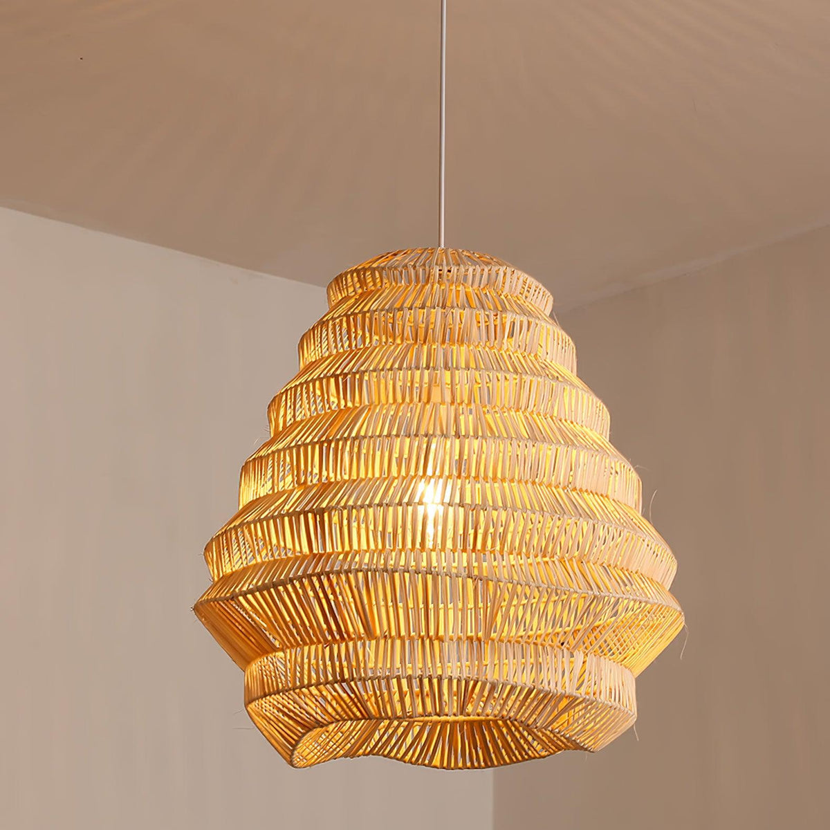 Erenena Bamboo Pendant Light-Moonnatur
