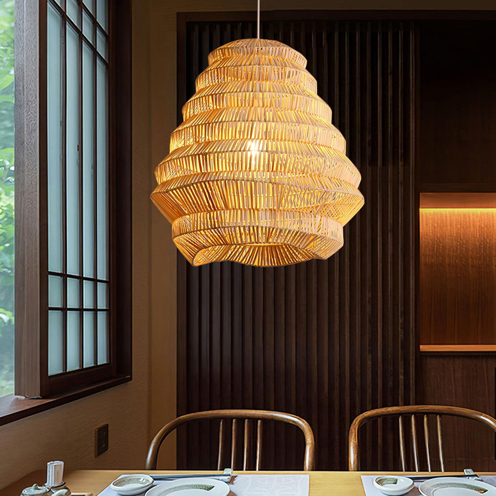 Erenena Bamboo Pendant Light-Moonnatur
