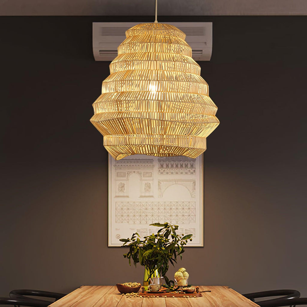 Erenena Bamboo Pendant Light-Moonnatur