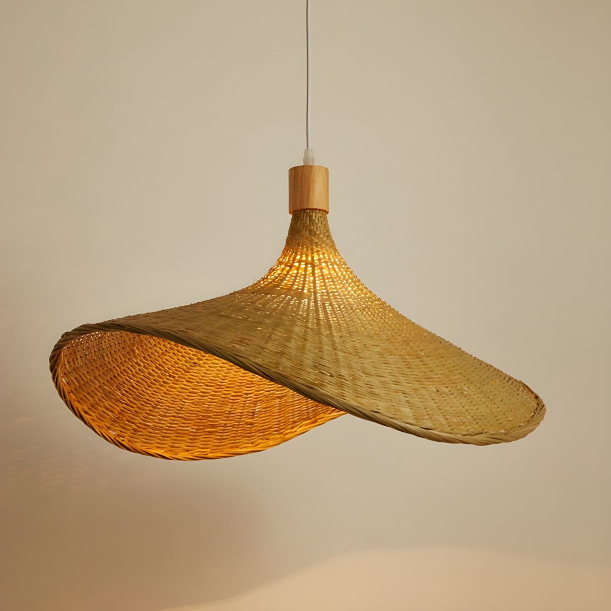 Morveniel Rattan Pendant Light-Moonnatur