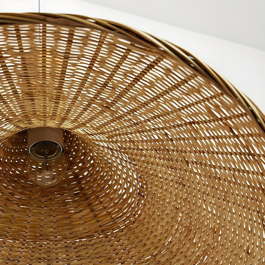 Morveniel Rattan Pendant Light-Moonnatur