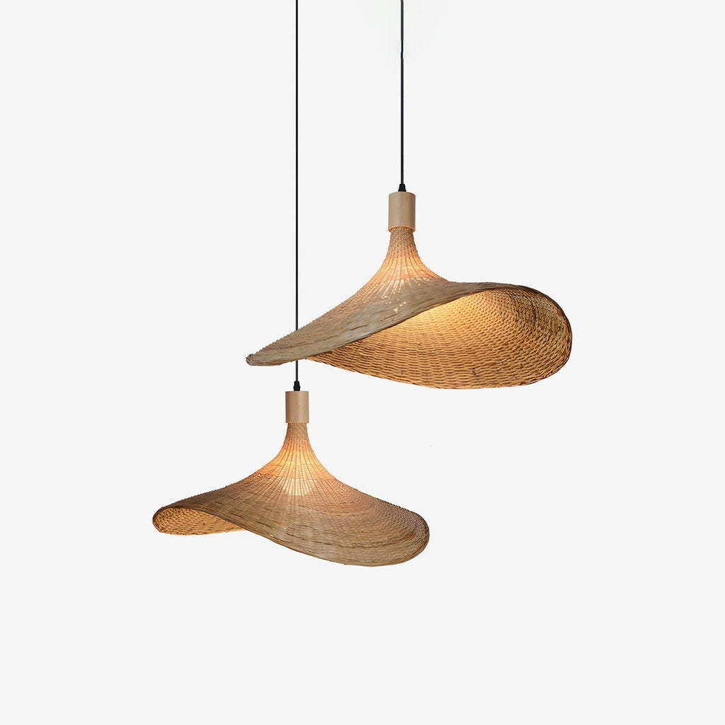 Morveniel Rattan Pendant Light-Moonnatur
