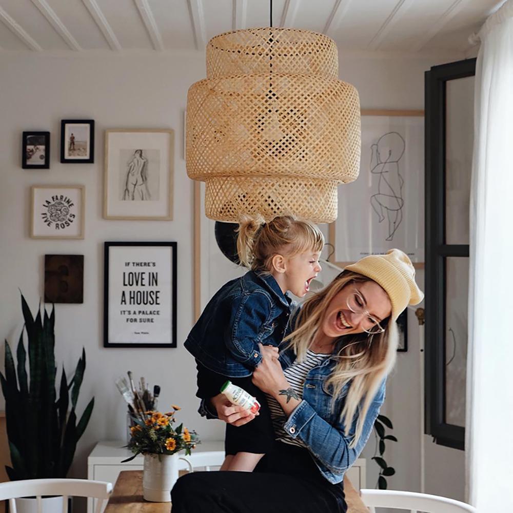Veldenena Bamboo Pendant Light-Moonnatur