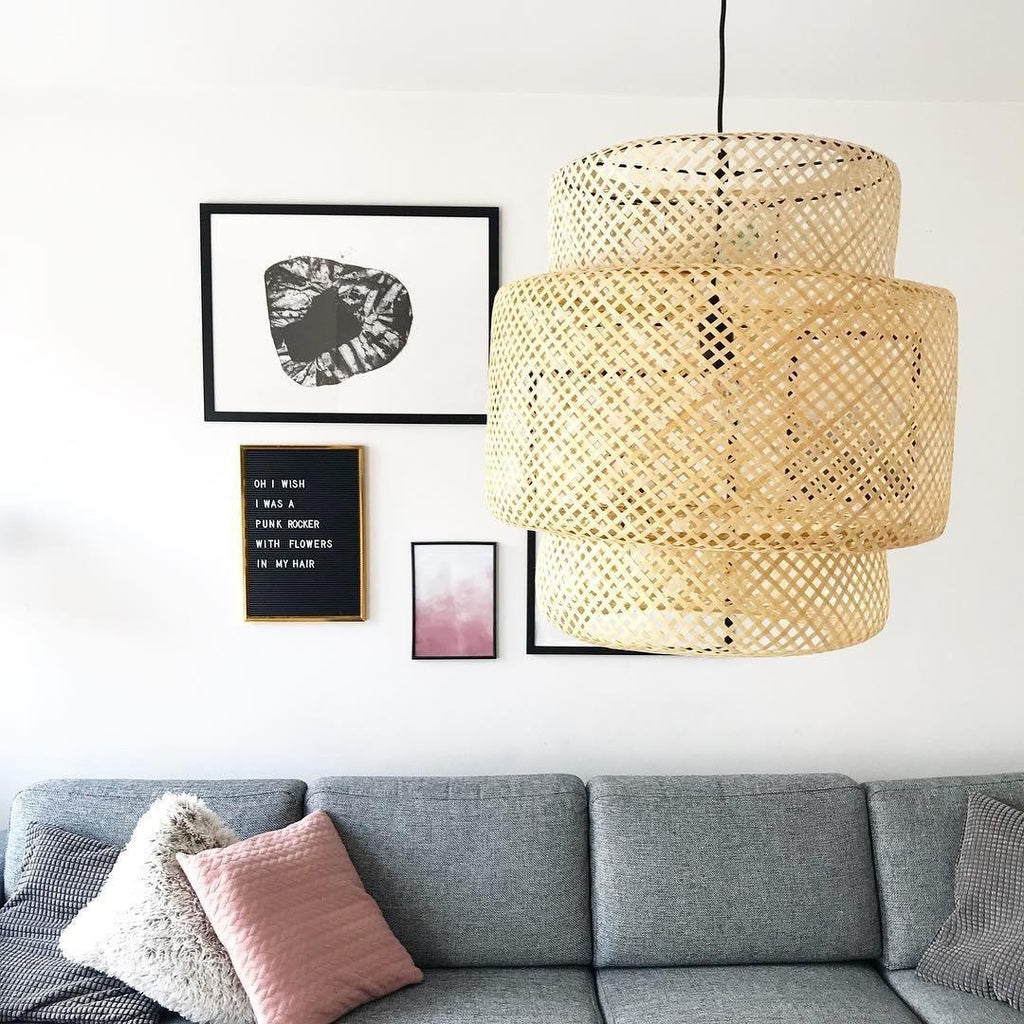 Veldenena Bamboo Pendant Light-Moonnatur