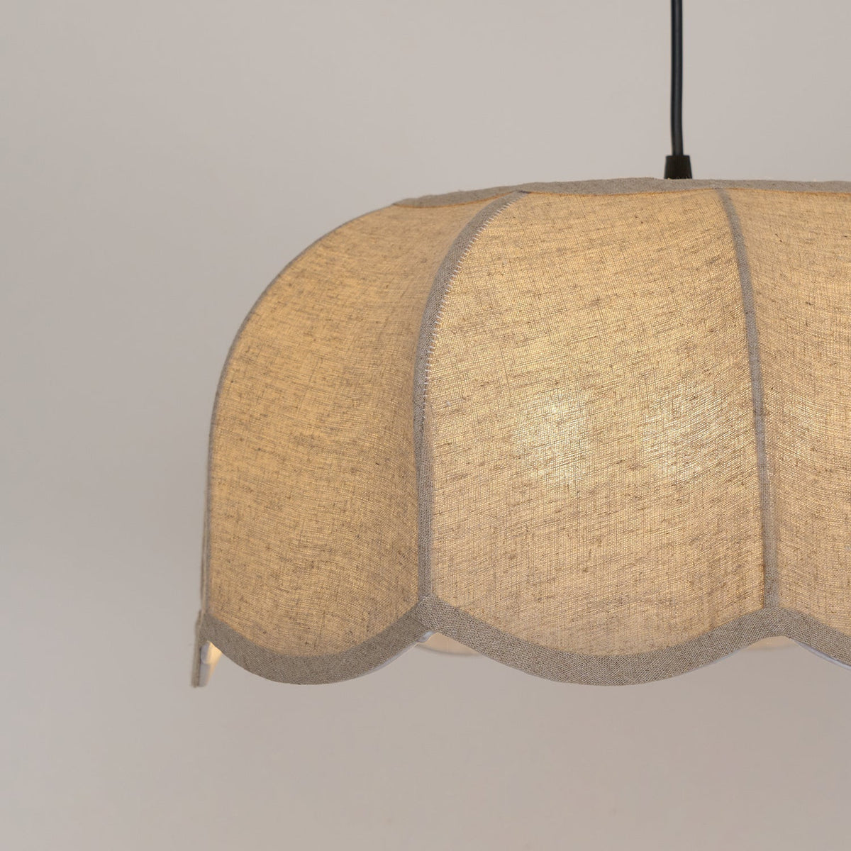 Jalmere Fabric Pendant Light-Moonnatur