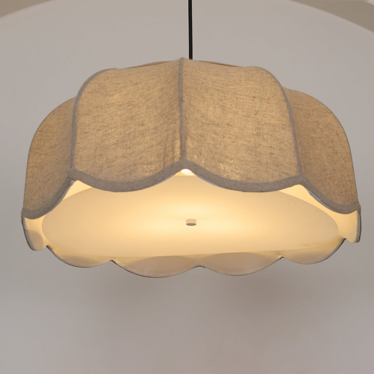 Jalmere Fabric Pendant Light-Moonnatur