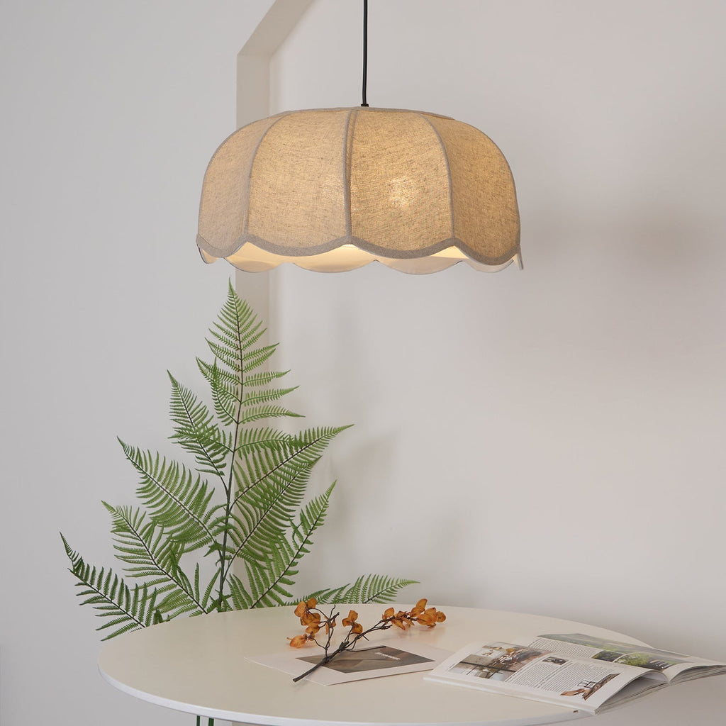 Cavenwell Fabric Pendant Light-Moonnatur