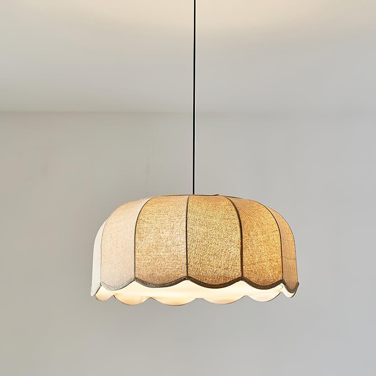 Cavenwell Fabric Pendant Light-Moonnatur