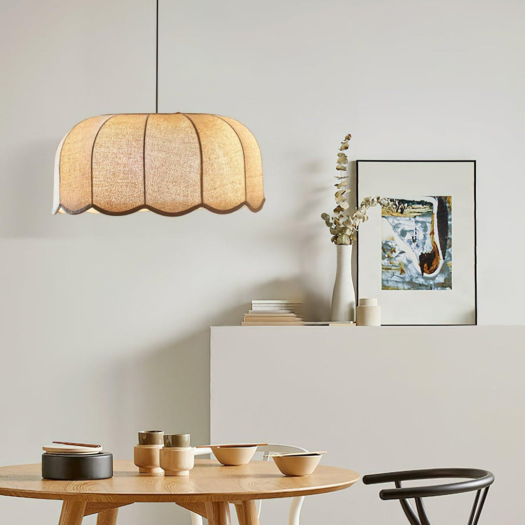 Cavenwell Fabric Pendant Light-Moonnatur