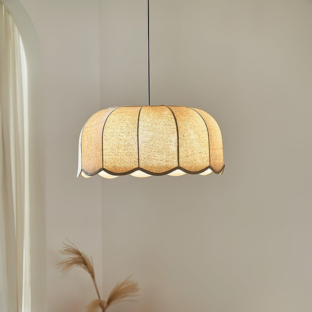 Cavenwell Fabric Pendant Light-Moonnatur