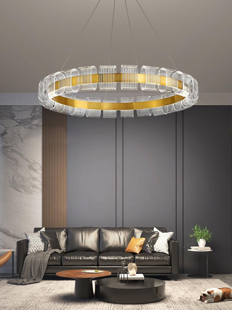 Queneth Acrylic Chandelier-Moonnatur