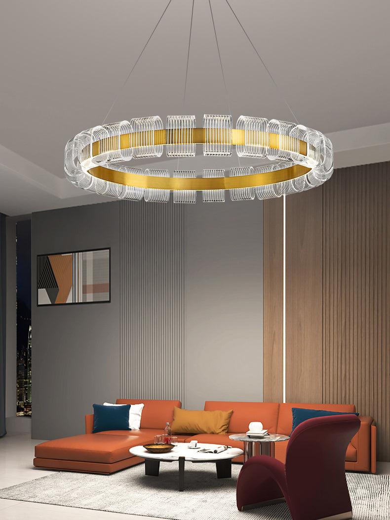 Queneth Acrylic Chandelier-Moonnatur