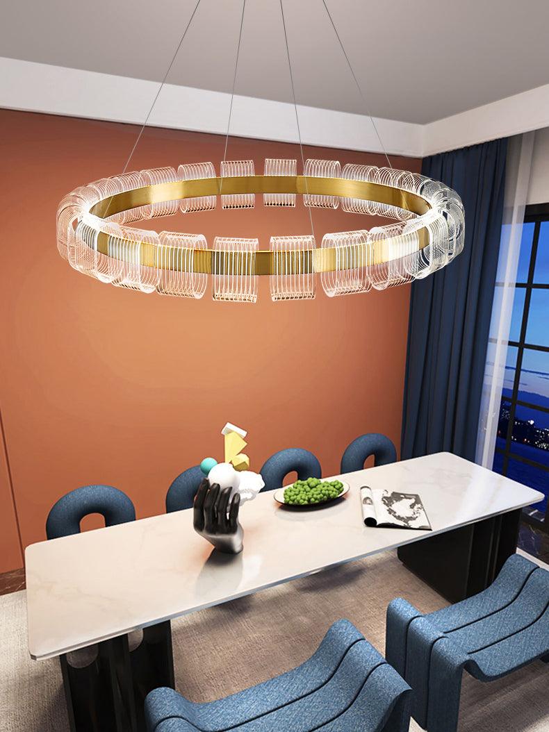 Queneth Acrylic Chandelier-Moonnatur