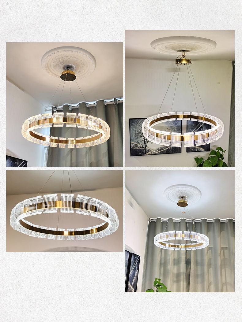 Queneth Acrylic Chandelier-Moonnatur