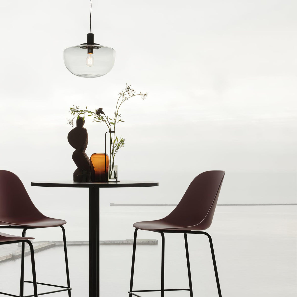 Laderwren Glass Pendant Light-Moonnatur