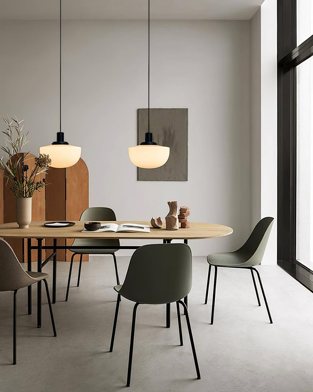 Laderwren Glass Pendant Light-Moonnatur