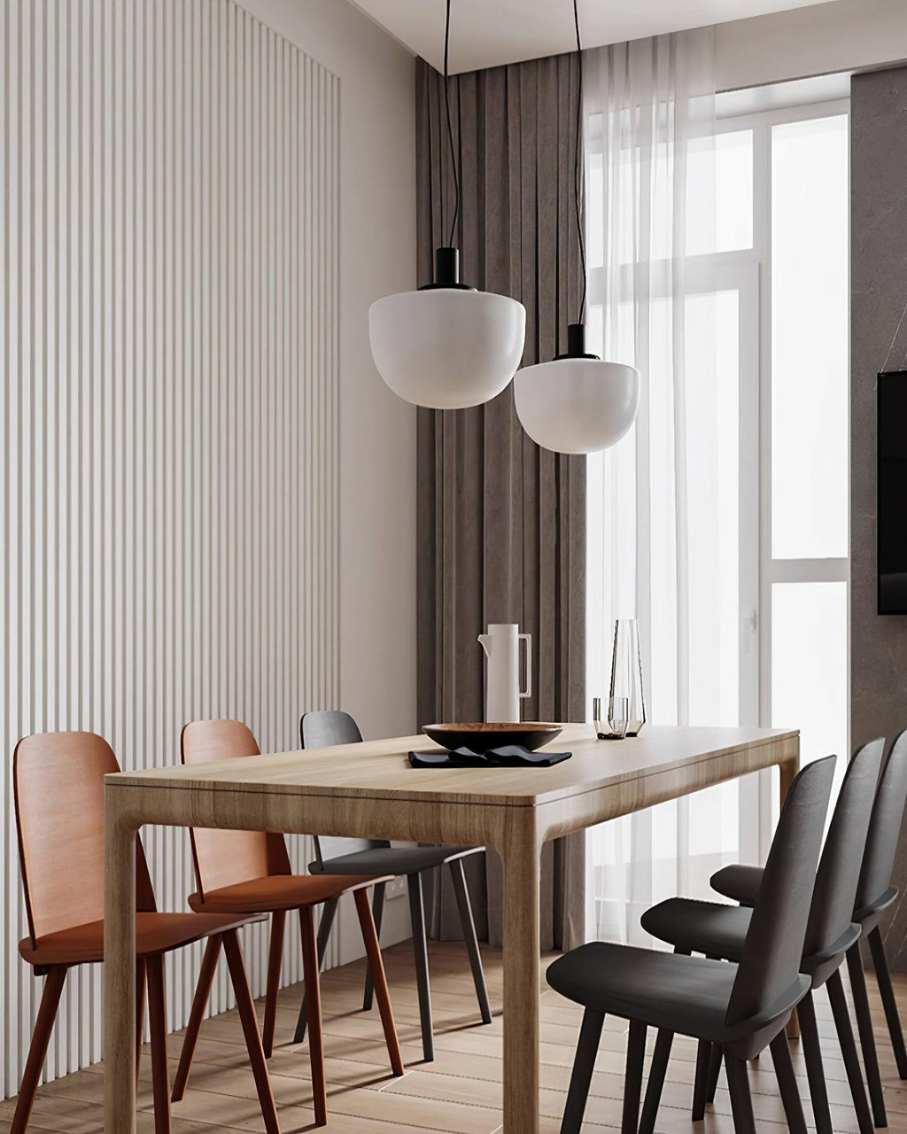 Laderwren Glass Pendant Light-Moonnatur