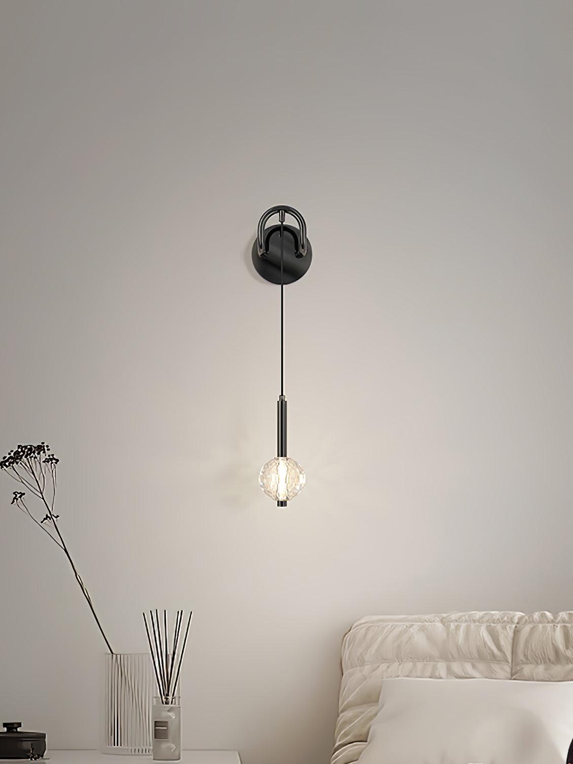 Rildenonna Crystal Wall Light-Moonnatur