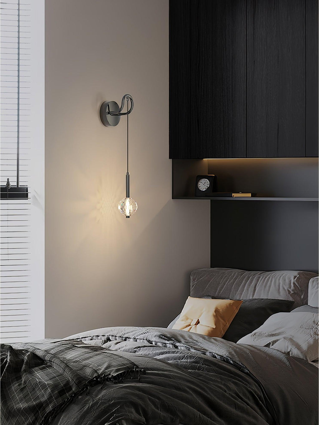 Rildenonna Crystal Wall Light-Moonnatur