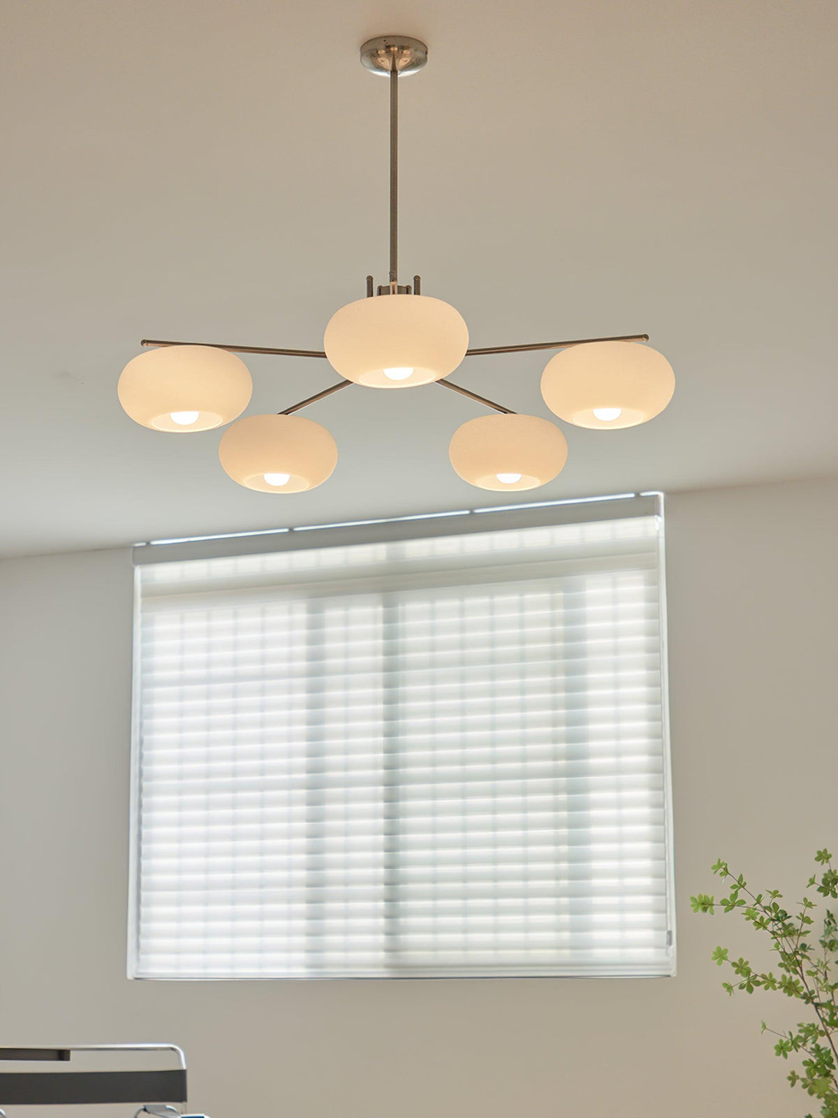 Darnwell Glass Chandelier-Moonnatur