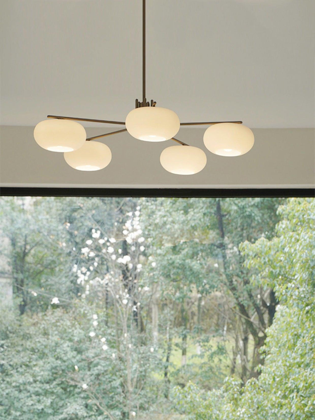 Darnwell Glass Chandelier-Moonnatur