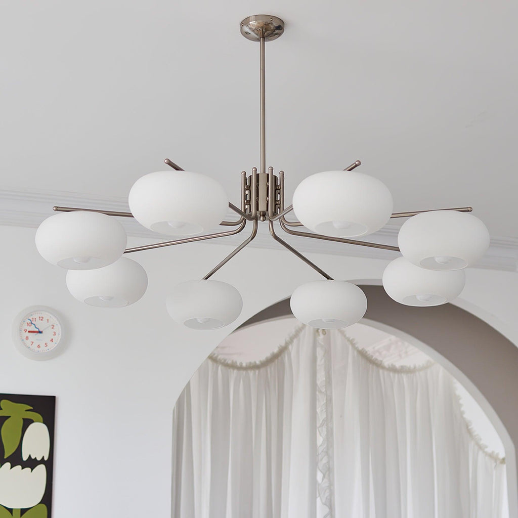 Darnwell Glass Chandelier-Moonnatur