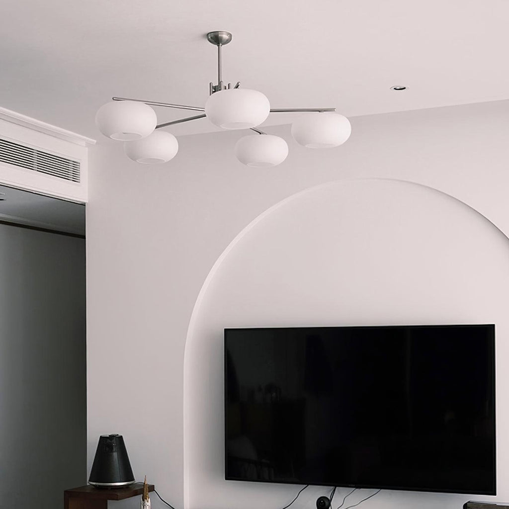 Darnwell Glass Chandelier-Moonnatur