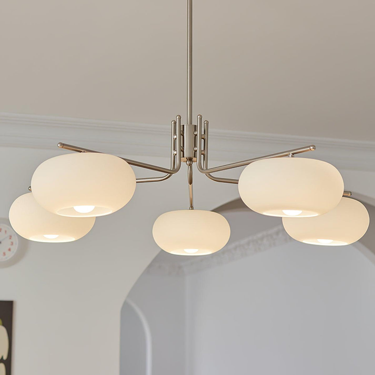 Darnwell Glass Chandelier-Moonnatur
