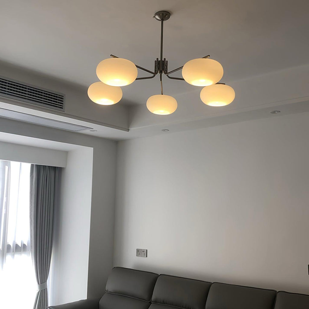 Darnwell Glass Chandelier-Moonnatur
