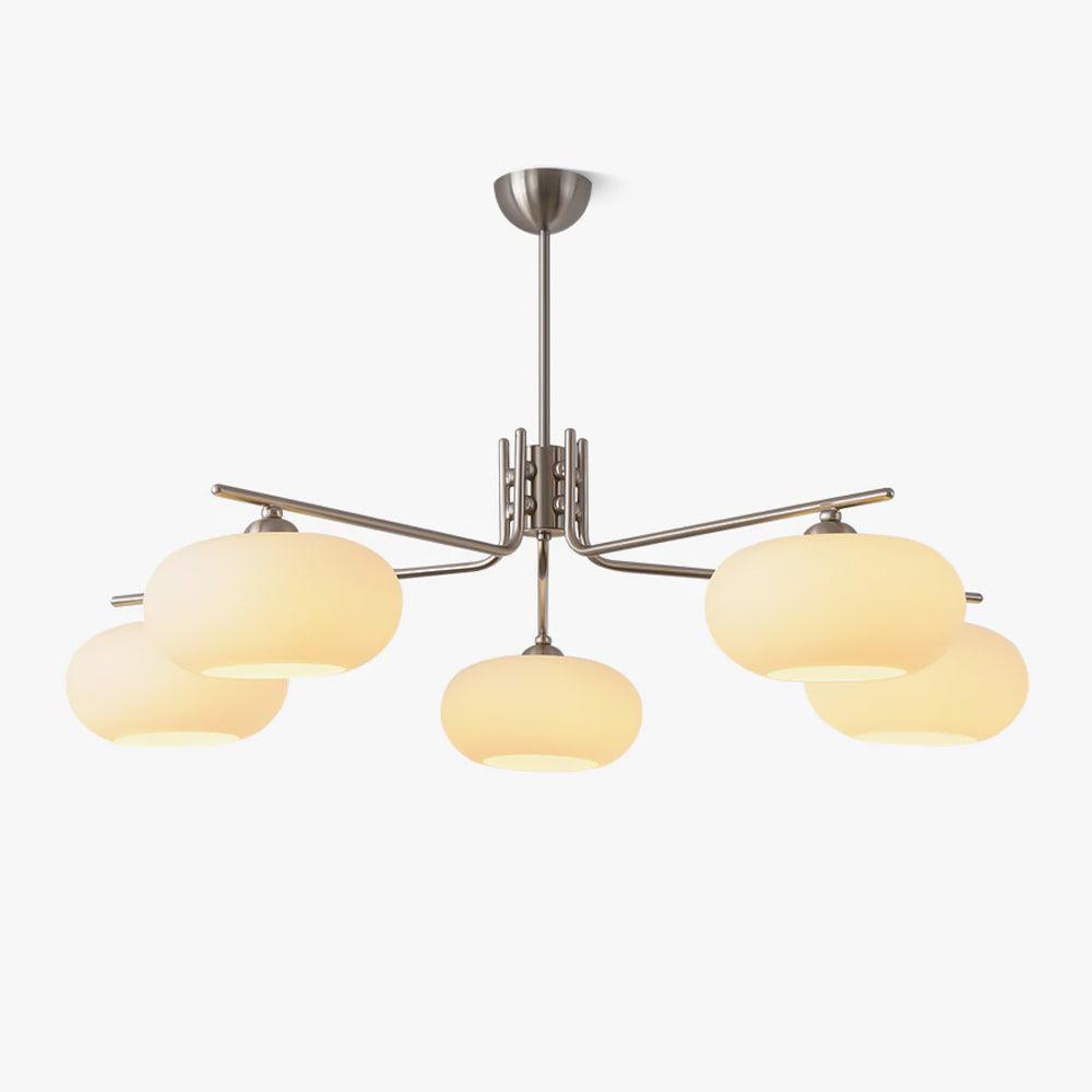 Darnwell Glass Chandelier-Moonnatur